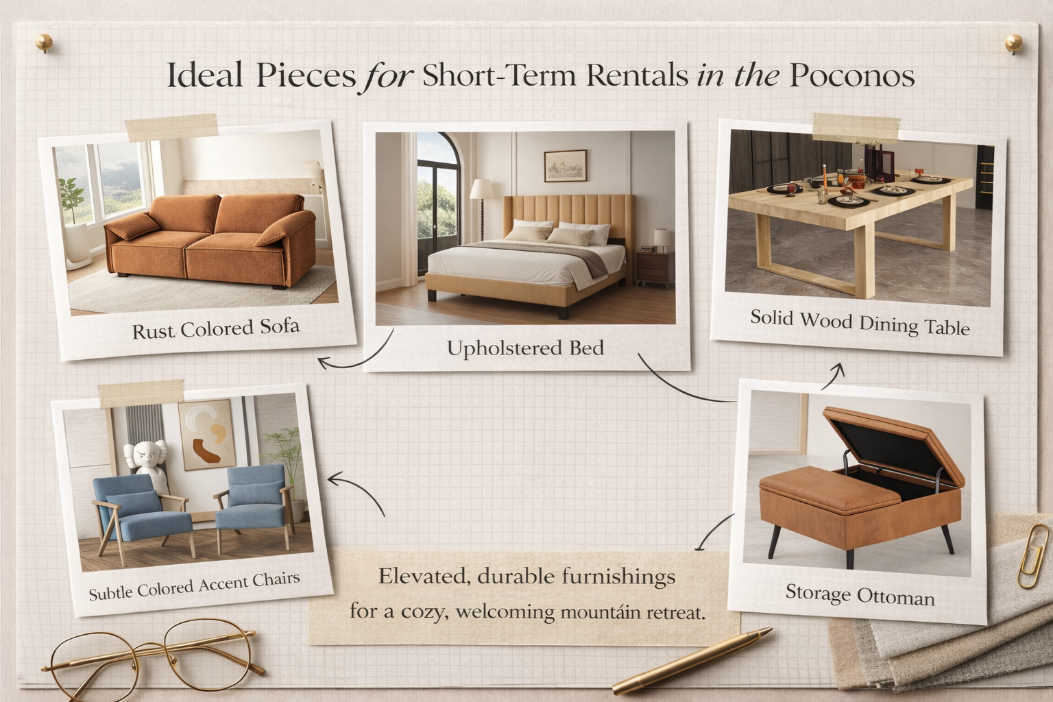 My 5 Go-To Amazon Furniture Pieces for AirBNBs Between $200 and $500